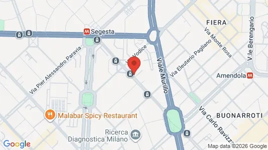 Apartments for rent i Milano Zona 7 - Baggio, De Angeli, San Siro - kort over placeringen