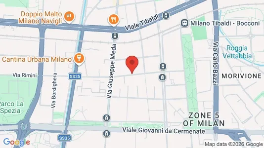 Apartments for rent i Milano Zona 5 - Vigentino, Chiaravalle, Gratosoglio - kort over placeringen