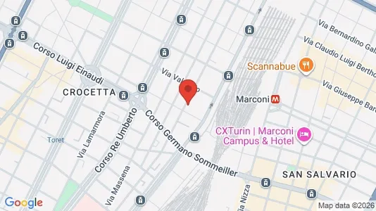 Apartments for rent i Turin - kort over placeringen
