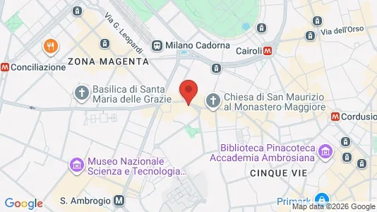 Apartments for rent i Milano Zona 1 - Centro storico - kort over placeringen
