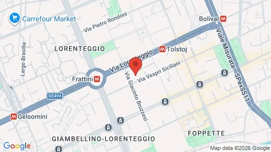 Apartments for rent i Milano Zona 6 - Barona, Lorenteggio - kort over placeringen
