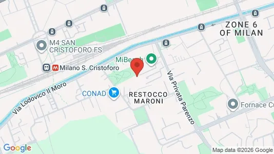 Rooms for rent i Milano Zona 6 - Barona, Lorenteggio - kort over placeringen