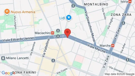 Apartments for rent i Milano Zona 9 - Porta Garibaldi, Niguarda - kort over placeringen