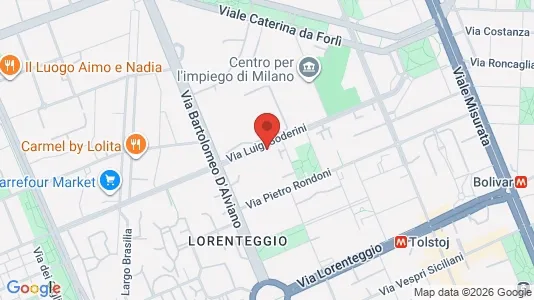 Apartments for rent i Milano Zona 6 - Barona, Lorenteggio - kort over placeringen