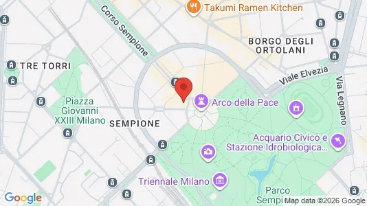 Apartments for rent i Milano Zona 1 - Centro storico - kort over placeringen