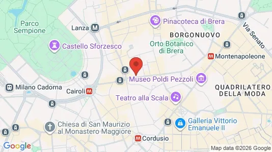 Apartments for rent i Milano Zona 1 - Centro storico - kort over placeringen