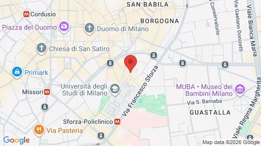 Apartments for rent i Milano Zona 1 - Centro storico - kort over placeringen