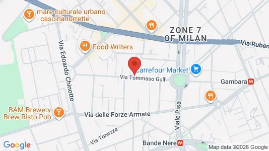 Apartments for rent i Milano Zona 6 - Barona, Lorenteggio - kort over placeringen