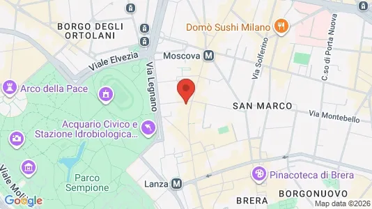 Apartments for rent i Milano Zona 1 - Centro storico - kort over placeringen