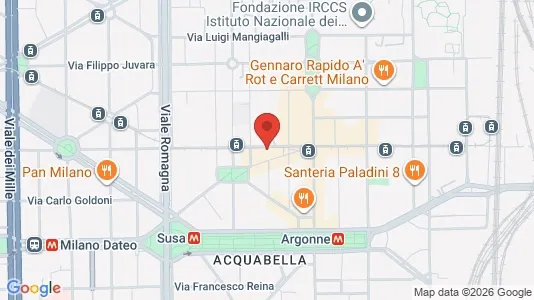 Apartments for rent i Milano Zona 3 - Porta Venezia, Città Studi, Lambrate - kort over placeringen