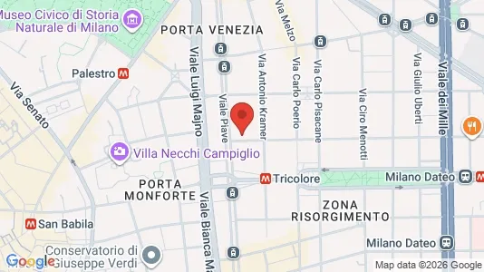 Apartments for rent i Milano Zona 1 - Centro storico - kort over placeringen