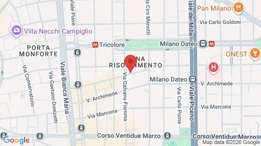 Apartments for rent i Milano Zona 1 - Centro storico - kort over placeringen