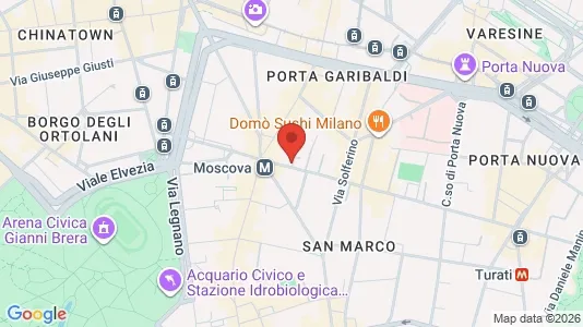 Apartments for rent i Milano Zona 1 - Centro storico - kort over placeringen