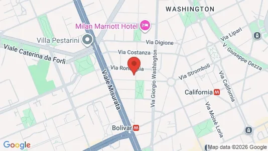 Apartments for rent i Milano Zona 1 - Centro storico - kort over placeringen