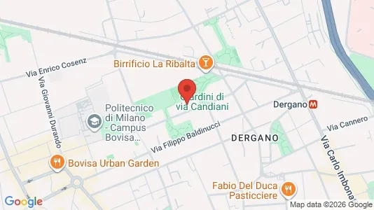 Apartments for rent i Milano Zona 9 - Porta Garibaldi, Niguarda - kort over placeringen