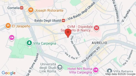 Apartments for rent i Roma Municipio XIII – Aurelia - kort over placeringen