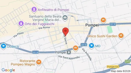 Rooms for rent i Pompei - kort over placeringen
