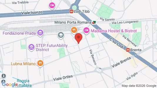Apartments for rent i Milano Zona 5 - Vigentino, Chiaravalle, Gratosoglio - kort over placeringen