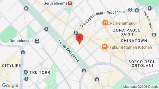 Apartments for rent i Milano Zona 1 - Centro storico - kort over placeringen