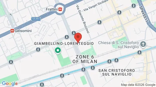 Apartments for rent i Milano Zona 6 - Barona, Lorenteggio - kort over placeringen