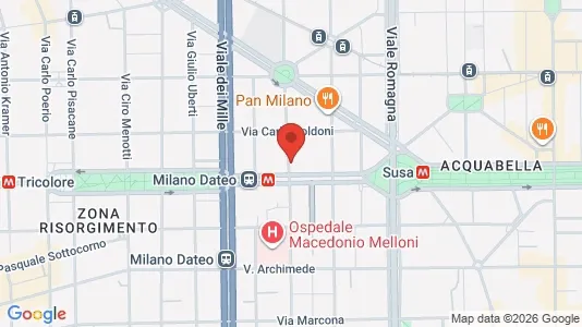 Apartments for rent i Milano Zona 1 - Centro storico - kort over placeringen