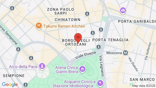 Apartments for rent i Milano Zona 1 - Centro storico - kort over placeringen