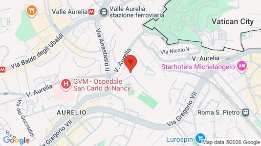 Apartments for rent i Roma Municipio XIII – Aurelia - kort over placeringen