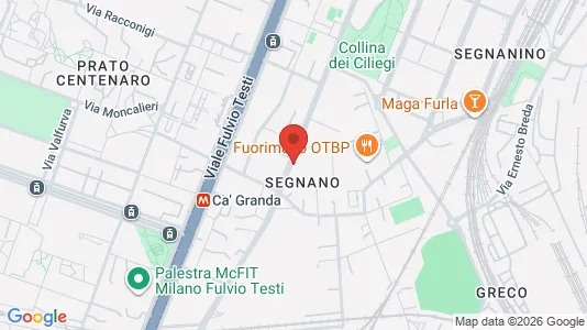 Apartments for rent i Milano Zona 2 - Stazione Centrale, Gorla, Turro, Greco, Crescenzago - kort over placeringen