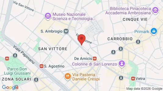Apartments for rent i Milano Zona 1 - Centro storico - kort over placeringen