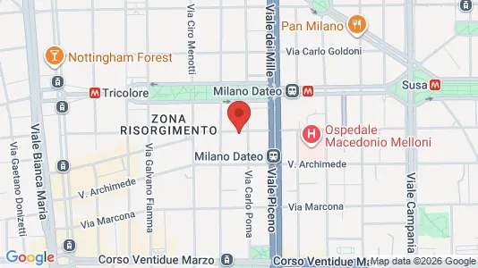 Apartments for rent i Milano Zona 1 - Centro storico - kort over placeringen
