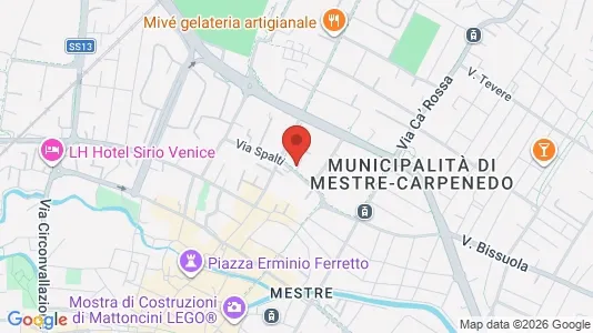 Rooms for rent i Venice - kort over placeringen