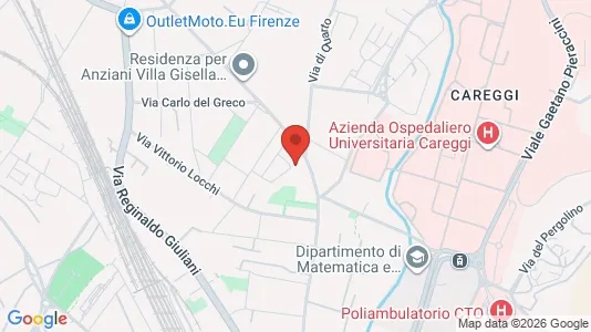 Apartments for rent i Florence - kort over placeringen