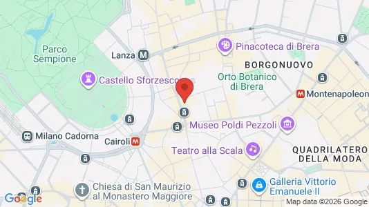 Apartments for rent i Milano Zona 1 - Centro storico - kort over placeringen