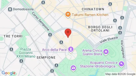 Apartments for rent i Milano Zona 1 - Centro storico - kort over placeringen
