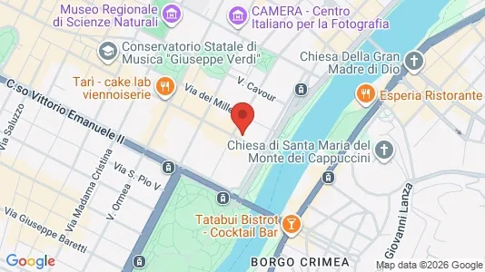 Apartments for rent i Turin - kort over placeringen
