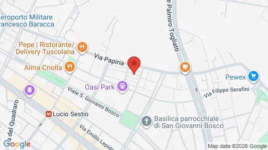 Apartments for rent i Roma Municipio V – Prenestino/Centocelle - kort over placeringen