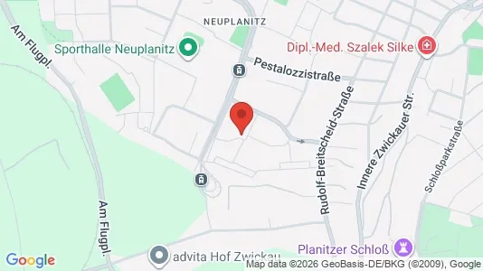 Apartments for rent in Zwickau - Photo from Google Street View