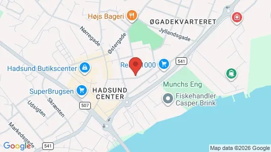 Apartments for rent i Hadsund - kort over placeringen