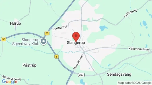 Houses for rent i Slangerup - kort over placeringen