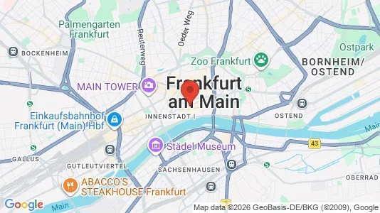 Apartments for rent in Frankfurt - Photo from Google Street View