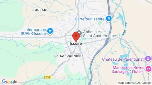 Apartments for rent in Issoire - Photo from Google Street View