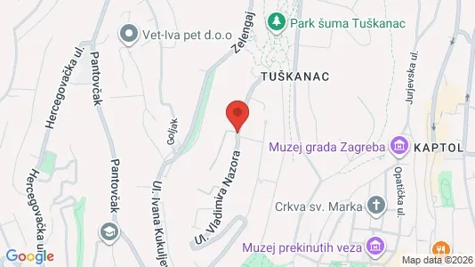 Apartments for rent i Sljeme (Medvednica-Tomislavac) - kort over placeringen