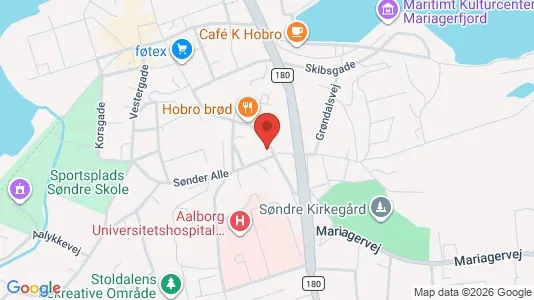 Apartments for rent i Hobro - kort over placeringen
