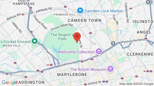 Apartments for rent i London NW1 - kort over placeringen