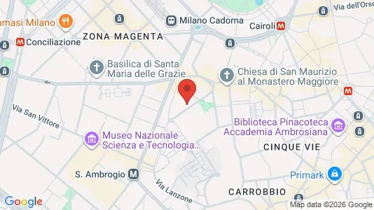 Apartments for rent i Milano Zona 1 - Centro storico - kort over placeringen