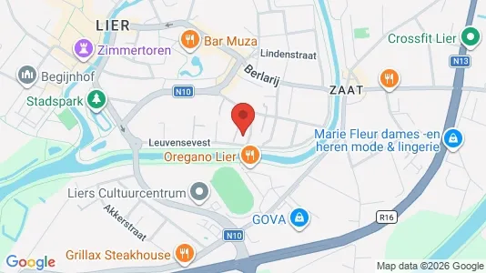 Apartments for rent i Lier - kort over placeringen