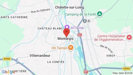 Apartments for rent in Montargis - Photo from Google Street View
