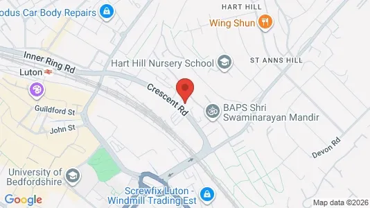 Apartments for rent i Luton - Bedfordshire - kort over placeringen