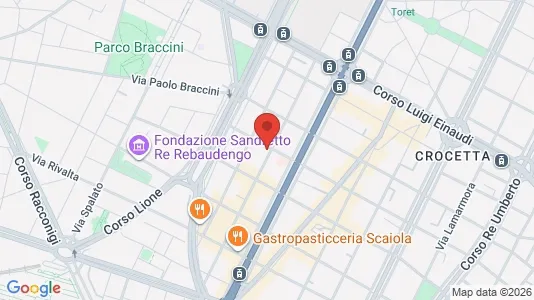 Apartments for rent i Turin - kort over placeringen