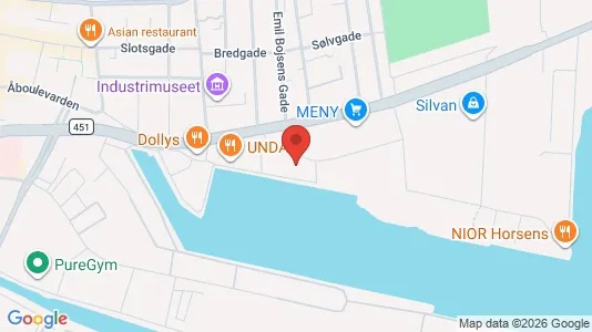 Apartments for rent i Horsens - kort over placeringen